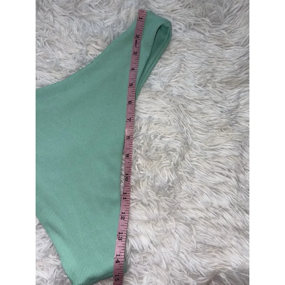 Shein Women’s XL Mint Green Ribbed Bikini Bottom. Grt. Shape, Cute